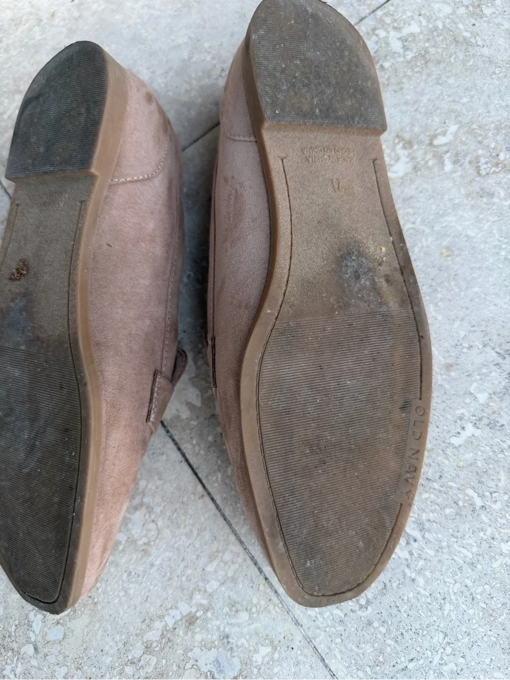 Women’s Suede Penny Loafers in Taupe